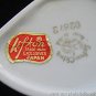 Lefton China Fan-shape Dogwood Trinket Box Sign/Number