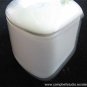 Lefton China Fan-shape Dogwood Trinket Box Sign/Number