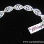 Silver Plated Filagree Eliptical MultiLink Bracelet NEW