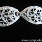 Silver Plated Filagree Eliptical MultiLink Bracelet NEW