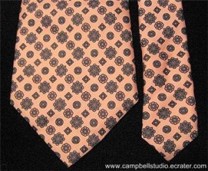 Pierre Cardin NeckTieGU Pink Geometric MultiClr Designs