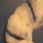 Rabbit Fur Wreath Lodge/Home/Den Cream/Blk/Grey Stripe