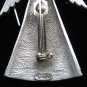 Angel Frosted Pewter by JJ Aurora Borealis Pin/Brooch Mint