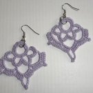 Crochet Liliac Earrings