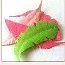 Handcrafted Paper Feathers - Tuti Fruiti