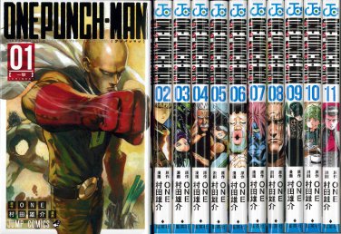 One Punch Man Vol 1 Vol 11 Japanese Edition Comics Manga New