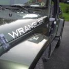 Pair of Wrangler hood Truck Vinyl Stickers Decals Pair of Wrangler hood Truck Vinyl Stickers Decals