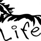 Horse Life Vinyl Car Truck Window Sticker Decal Horse Life Vinyl Car Truck Window Sticker Decal