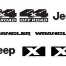 X 4x4 Refresh Vinyl Decal set