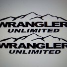 Wrangler Fender Side Custom Vinyl Decals Wrangler Fender Side Custom Vinyl Decals