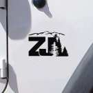 Set of ZJ Design pine logo refresh sticker decal Set of ZJ Design pine logo refresh sticker decal