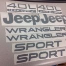 Set of Sport Refresh Vinyl Stickers Decals Gray Set of Sport Refresh Vinyl Stickers Decals Gray