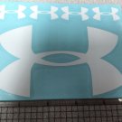 Under Armour Decal Sticker Vinyl 1 Of 5" And 4 Of 1.25" white Window Surfboard Under Armour Decal Sticker Vinyl 1 Of 5" And 4 Of 1.25" white Window Surfboard
