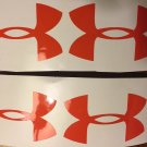Under Armour Decal orange Sticker Vinyl 4 Of 3" Windows Surfboard Car Laptop Under Armour Decal orange Sticker Vinyl 4 Of 3" Windows Surfboard Car Laptop