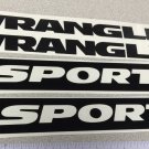 Unlimited Sport Refresh Kit 2006-2014 Vinyl Stickers Decals -black Unlimited Sport Refresh Kit 2006-2014 Vinyl Stickers Decals -black