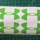 Under Armour Decal L.Green Sticker Vinyl 4 Of 3" Windows Surfboard Car Laptop
