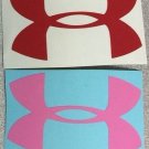 Under Armour Decal orange Sticker Vinyl 4 Of 3" Windows Surfboard Car Laptop Under Armour Decal orange Sticker Vinyl 4 Of 3" Windows Surfboard Car Laptop