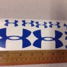 Under Armour Decal Silver Sticker Vinyl 2x 3" & 4x1.25" Window Surfboard Laptop Under Armour Decal Silver Sticker Vinyl 2x 3" & 4x1.25" Window Surfboard Laptop