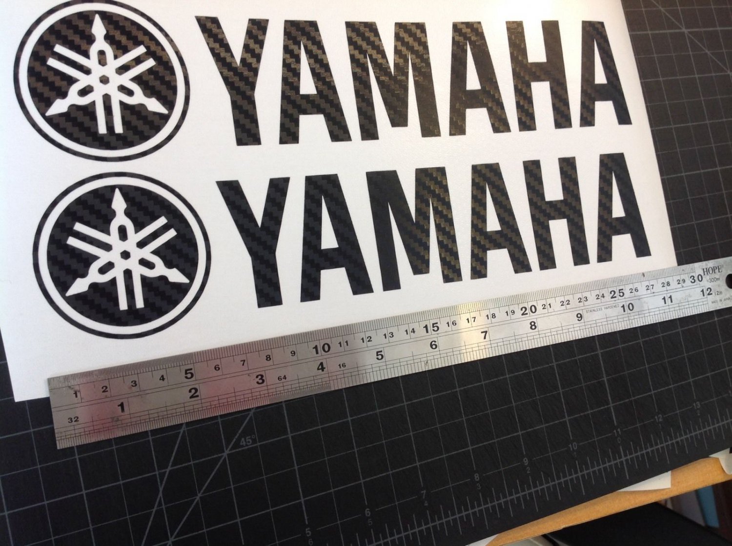  Yamaha  Motorcycle  2 Decals  Stickers  11 Vinyl Big Size 