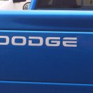 Dodge Tailgate decal stickers  Silver
