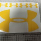 Under Armour Decal Sticker Vinyl 1 Of 5" And 4 Of 1.25" Windows Surfboard yellow Under Armour Decal Sticker Vinyl 1 Of 5" And 4 Of 1.25" Windows Surfboard yellow
