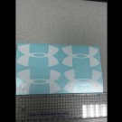 Under Armour Decal White Sticker Vinyl 4 Of 3" Windows Surfboard Sport Gear Logo
