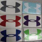 Under Armour Decal Green Black Silver Sticker Vinyl 3" Window Wall Car Logo Cup