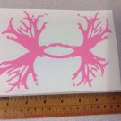 BIG Under Armour/Armor Antlers vinyl decal/sticker 12" pink Logo Hunting