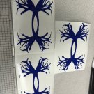 3 * Under Armour/Armor Antlers vinyl decal/sticker Deer Outdoors Hunting* blue 3 * Under Armour/Armor Antlers vinyl decal/sticker Deer Outdoors Hunting* blue