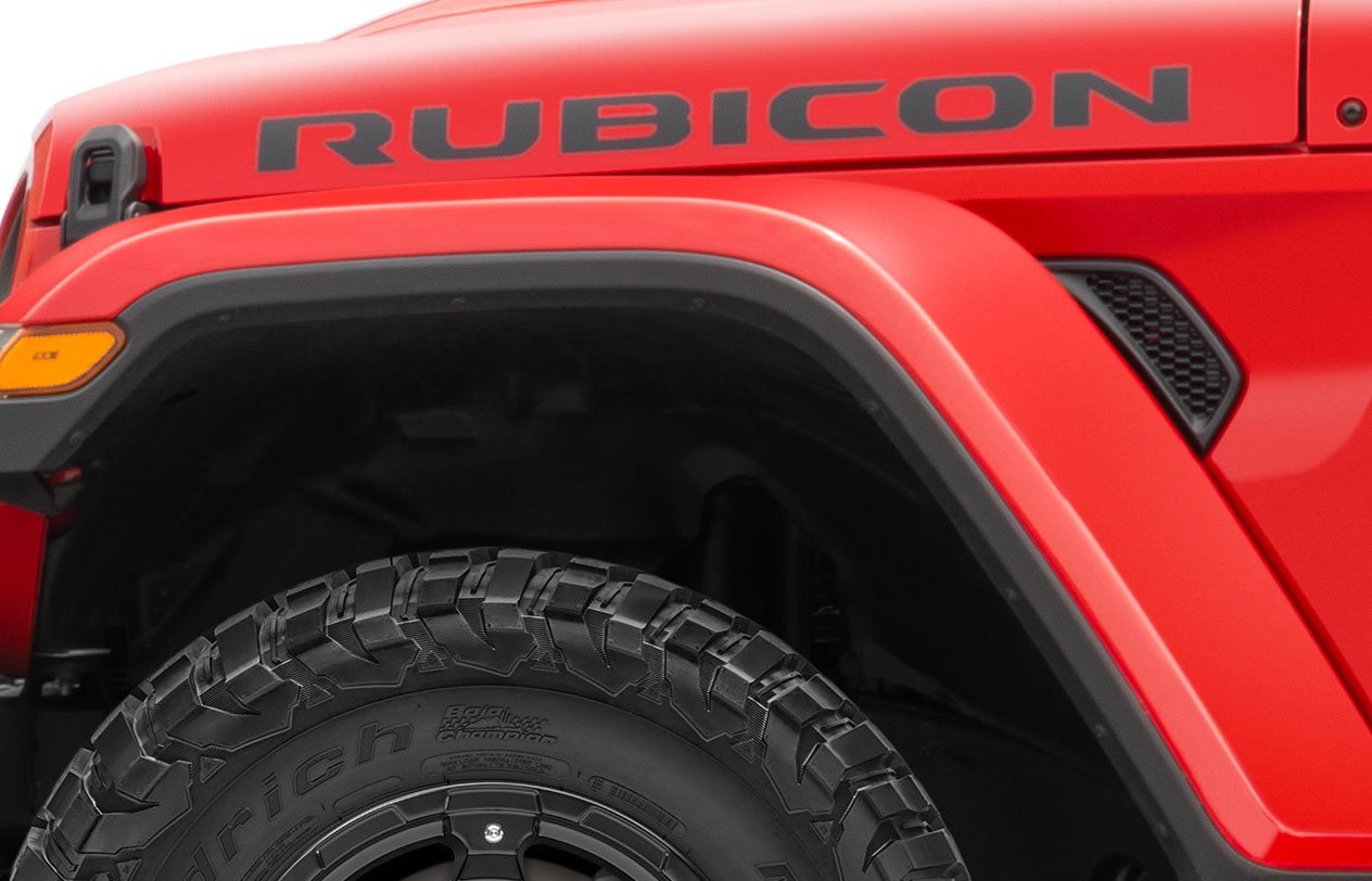 Rubicon hood replacement vinyl Decal sticker JL 2018-2020