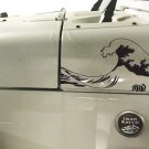 The Great Wave off Kanagawa hood Vinyl Stickers pair Decal JK The Great Wave off Kanagawa hood Vinyl Stickers pair Decal JK
