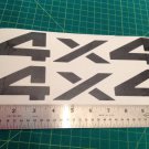 2) 4x4 Decals / Stickers Truck Decal black 2) 4x4 Decals / Stickers Truck Decal black