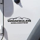 Wrangler Unlimited Custom Fender Decals 1 pair Wrangler Unlimited Custom Fender Decals 1 pair
