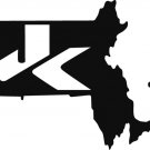 JK massachusetts Decal Wrangler Decals Stickers JK massachusetts Decal Wrangler Decals Stickers