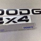 Dakota Tailgate decal stickers  4X4 RAM DAKOTA SPORTS Black