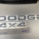 Dakota Tailgate decal stickers 4X4 RAM DAKOTA SPORTS silver