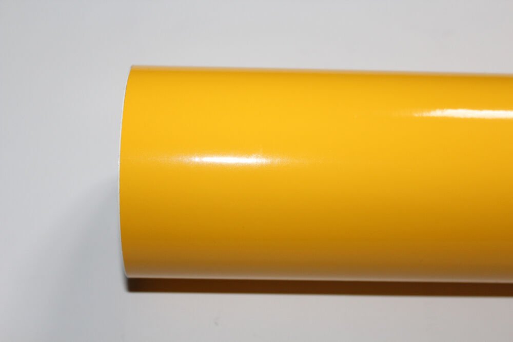 15" x 10 Ft roll Yellow vinyl Adhesive Backed Die Cut Decal Plotter Sign film