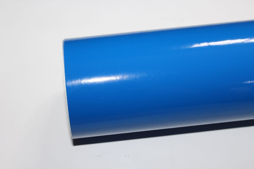 24" x 10 Ft roll Ocean Blue vinyl Adhesive Backed Die Cut Decal Plotter Sign film