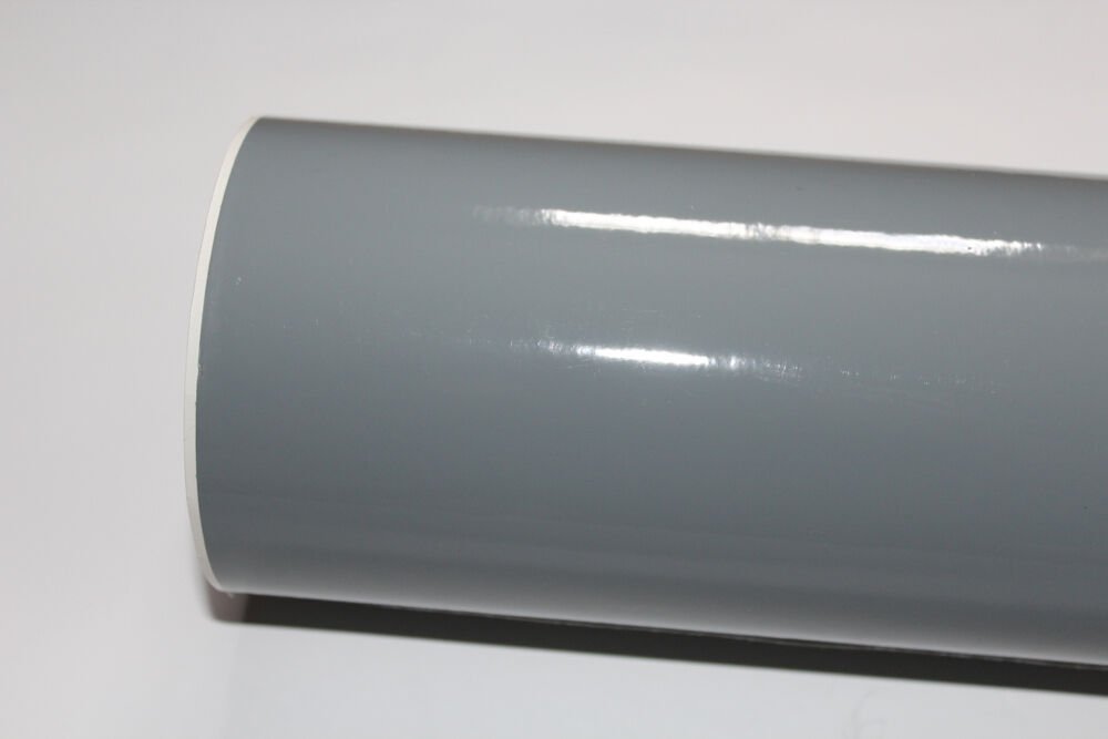 15" x 10 Ft roll Grey vinyl Adhesive Backed Die Cut Decal Plotter Sign film