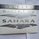 SAHARA  desert Full Set LOGO DECAL-silver Color Kit Vinyl Stickers Decals