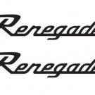RENEGADE Retro CJ Style Hood Decals