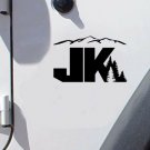 2 of  mountain Decal Stickers for JK Black