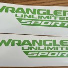 JL fender Sport Decals Stickers