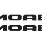 MOAB Style Hood Decals for car truck MOAB Style Hood Decals for car truck