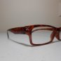 Georgio Caponi Reading Glasses Mens Spring Hinged GC Logo Accent +2.00 Brown J7