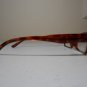 Georgio Caponi Reading Glasses Mens Spring Hinged GC Logo Accent +2.00 Brown J7
