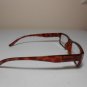 Georgio Caponi Reading Glasses Mens Spring Hinged GC Logo Accent +2.00 Brown J7