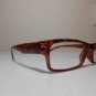 Georgio Caponi Reading Glasses Mens Spring Hinged GC Logo Accent +2.00 Brown J7