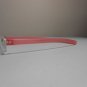 Reading Glasses Lightweight Rimless Frameless Frosted Pink & Tube Case +2.50 Q7