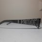 D'amor Reading Glasses Electroplated Logo on Sides Spring Hinged +3.00 Gray J5